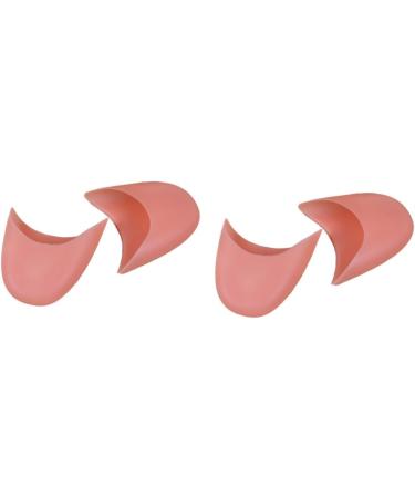 2 Pairs Silicone Toe Pads - Protective Sleeve & Forefoot Cushion for Comfort | Foot Separating Socks & Tiptoe Covers - Buy Online on GoSupps.com