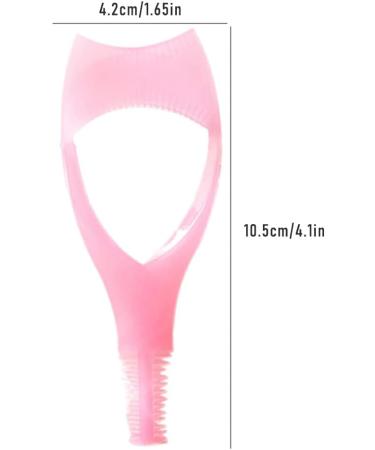Dajidafu 3 in 1 Mascara Shield Portable False Natural Eyelashes Curler Applicator Guide Guard Upper and Lower Eye Lash Beauty Supplies - Buy Online on GoSupps.com