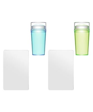 Uonlytech 2-Piece Silicone Nail Art Stamper Set | DIY Nail Decor Tools | International Shipping - Buy Online on GoSupps.com