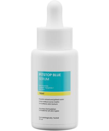 G n rique VK Pitstop Blue Copper Peptide Serum Repairs Acn Scars & Pitted Marks Evens Skin Tone & Reduces Blemishes For All Skin Types 25 Ml