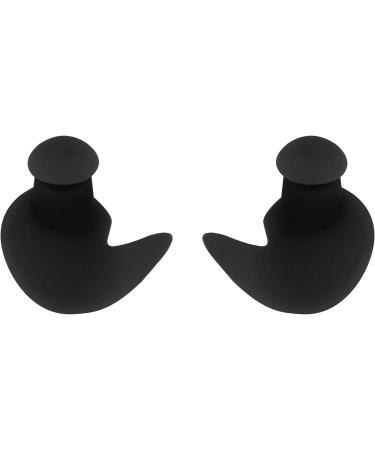 Respicefinem RepiceFinem 1 Pair SHELNIATHE Soft Silica Gel Ear Candles Waterproof Dustproof for Water Sports Pink Loose Comfortable to Wear and Designed Black - Buy Online on GoSupps.com