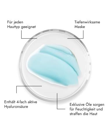 KLAPP Cosmetics HYALURONIC Mask 50 ml - Hydrating Face Mask for Instant Moisture | International Shipping Available - Buy Online on GoSupps.com