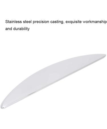 Verdant Touch Stainless Steel Gua Sha Massage Plate | 180mm Body Scraping Tool for Pain Relief & Facial Care - Buy Online on GoSupps.com