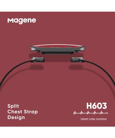 Magene H603 Chest Strap Heart Rate Monitor - ANT+/Bluetooth, Adjustable Strap - iPhone & Android Compatible - Buy Online on GoSupps.com