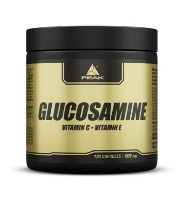 PEAK Glucosamine - 120 capsules I Joints I Cartilage I Tendons I Ligaments I Vitamin CI Vitamin EI ideal for strength training