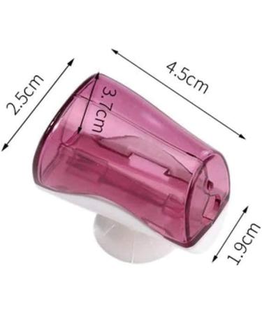 3-Piece Suction Cup Toothbrush Holder Set - Bathroom Storage Rack for Family - Silver Cream Filter & Squeezer - Buy Online on GoSupps.com
