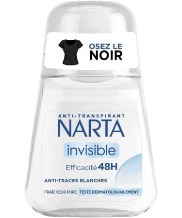 NARTA - Women's Invisible Roll-on Deodorant 50ml - Pack of 4 - Buy Online on GoSupps.com