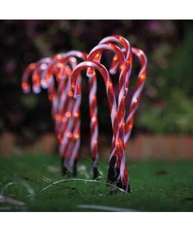 Christmas Candy Canes Twinkling LED 28-inch (3-Pack)