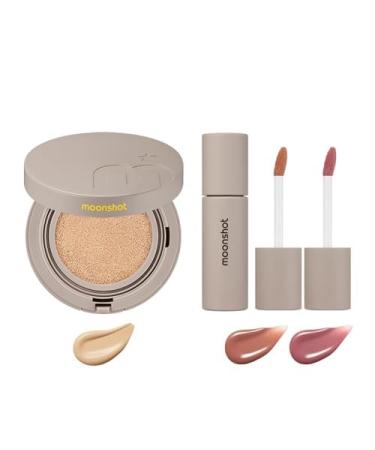 KOREA Foundation Lip Stain Set (23N+01 Uni Beige+02 Wormhole Mystery)