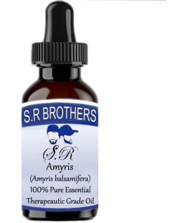 Buy SRBrothers Amyris Essential Oil 50ml - 100% Pure Therapeutic Oil for Aromatherapy | International Shipping Available - Buy Online on GoSupps.com