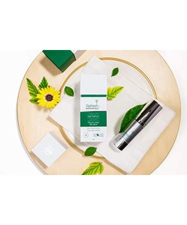 Refresh Botanicals Eye Serum - 30ml | Organic, Paraben-Free Eye Cream | Targets Puffiness, Dark Circles & Fine Lines with 7 Powerful Bioactives - Buy Online on GoSupps.com