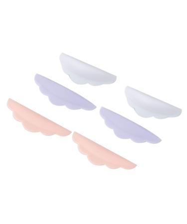 Eyelash Perming Pads Silicone Under Eye Pads for Longer Thicker Lashes 3 Pairs Made of Safe Reusable Silicone Material Suitable for All Skin Types