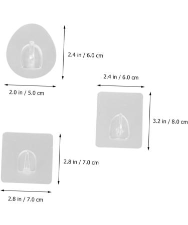 Buy Cabilock 12-Hour Decorative Wall Hook - Tinker Clothes & Razor Hook - Easy Adhesive Shower & Cell Phone Holder - Buy Online on GoSupps.com