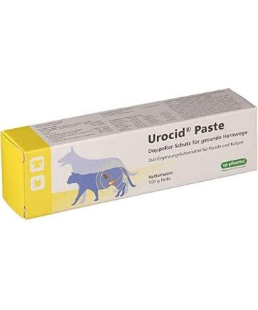 CP-Pharma Urocid Paste Double Pack | 2 x 100g | Dietary Supplement for Dogs & Cats | Relieve Bladder Complaints & Struvite Stones with Methionine & Cranberry - Buy Online on GoSupps.com