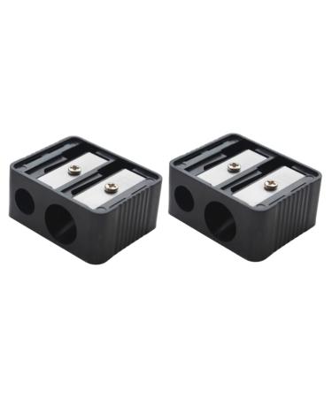 Buy Professional Double Hole Makeup Pencil Sharpener for Eyebrow Lip Liner & Eyeliner | Dual Sharpener for School & Office Supplies - International Shipping Available - Buy Online on GoSupps.com
