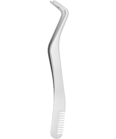 Voihamy Silver Eyeline Appliannia Tweezers - Professional Stainless Steel Eyelash Extension Tools for Women - Buy Online on GoSupps.com