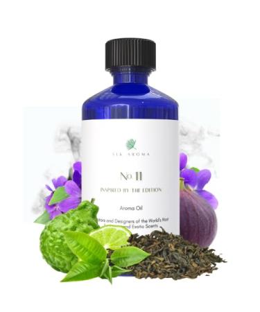 No. 11 Hotel Scented Aroma Oil Ultra-Luxe Home Fragrance Oil for Waterless Diffusers and Essential Oil Diffusers. Bergamot Black Tea Amber Freesia Cedar Musk Essential Oil Blend