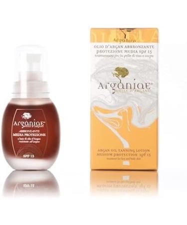  Arganiae Bronzing Argan Oil - Medium Protection SPF 15 - Face and Body Skin Treatment - 30 ml - Buy Online on GoSupps.com