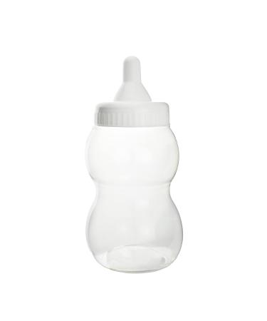 13 Jumbo Milk Bottle Coin Bank Baby Shower Favors (White)
