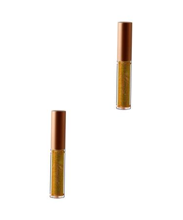 Healvian 2pcs Colorful Eyeliner Pen Glitter Eye Shadow Women Shadow Cosmetic Liquid Eyeshadow Glitter