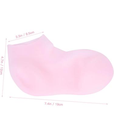 NUSITOU 1 Pair Protective Socks Hard Skin Repair Socks Silicone Heel Socks Moisture Socks for Dry Feet Silicone Socks for Women Heels for Women Miss Pink Nursing Socks Care Sebs - Buy Online on GoSupps.com