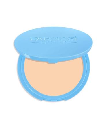 FARMASi Makeup BB All in One Powder  Lightweight  Long-Lasting Medium Full Coverage with Flawless Finishing  will Look More Natural and Smooth Than Ever  0.5 oz / 14 gr (Medium)