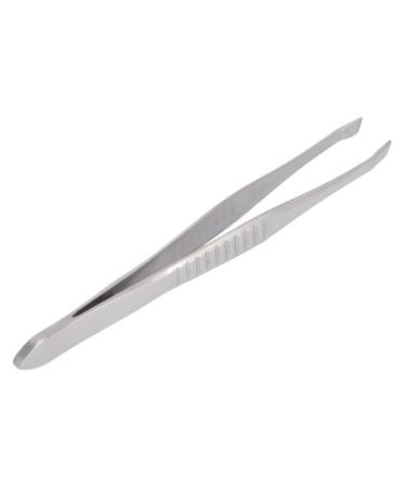 Slanted Eyebrow Tweezers Corrosion-Resistant Stainless Steel Eyebrow Tweezers for Eyebrows and Facial Makeup