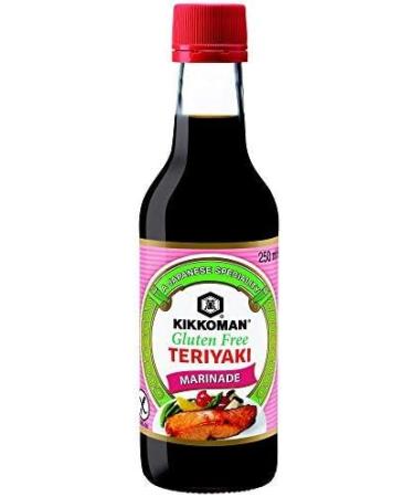 Kikkoman Gluten-Free Teriyaki Marinade Sauce 250ml - Authentic Flavor for Healthy Cooking - Global Shipping Available - Buy Online on GoSupps.com