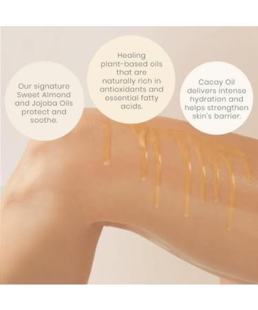 de la heart Golden Body Oil 3.4 fl oz | Nourishing Lightweight Body Moisturizer for Radiant Silky Skin | Fast-Absorbing Natural Oil Blend with Subtle Glow | Hydration & Softness for All Skin Types - Buy Online on GoSupps.com