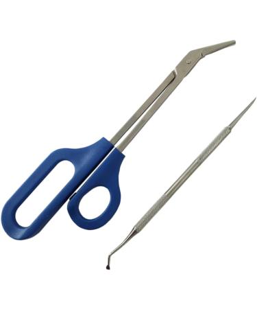 minkissy 2 Sets Manicure Kit Grooming Kit Everyday Dal Daily Life Best Drill Bits for Stainless Steel for a Friend Silver Color Long Handle Limas De U as Nail Nursing Kit Elder - Buy Online on GoSupps.com