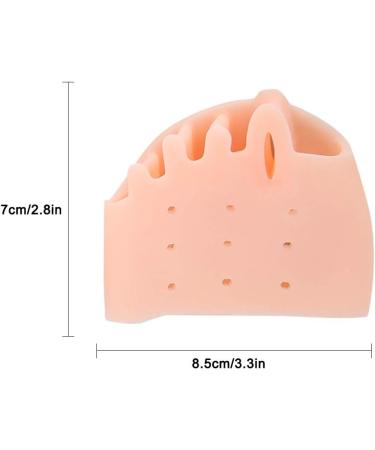 Hallux Valgus Corrector Silicone Toe Separator for Bunions and Foot Pain - Skin Color - Buy Online on GoSupps.com