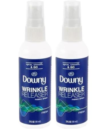 AMCIENT Travel Size Wrinkle Releaser Spray 2-Pack (3 oz Each) with Clear Toiletry Bag & Packing List | Ideal for International Travel - Buy Online on GoSupps.com