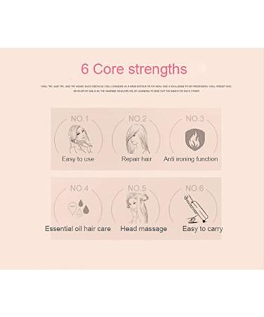 RoyalCraft Hair Straightener Brush | Pro Electric Styling Comb for Silky Straight Hair | Anti-Scald Anti-Static & Zero Damage Care | International Shipping Available - Buy Online on GoSupps.com