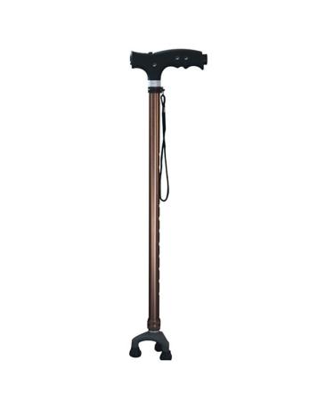 Canes Elderly Crutches Non-Slip Folding Ultra-Light Aluminum Alloy Footsteps Gold It's so Kind of You Safehappy
