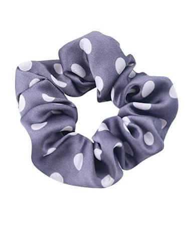 7 Pack Polka Dots Silk Hair Scrunchies - Long Hair Elastic Bands for Girls and Women - Buy Online on GoSupps.com