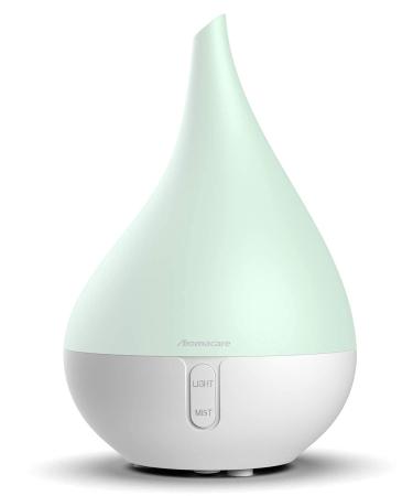 Aromacare Essential Oil Diffuser, Aromatherapy Diffuser for Essential Oils, Cool Mist Humidifier, Aroma Diffuser for Home Bedroom, One Fill for 10Hours with Night Light 2 Mist Mode Waterless Auto-Off White