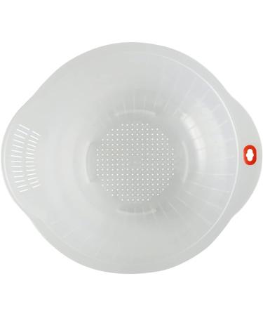 Japanese Rice Washing Bowl with Side and Bottom Drainers (10") - Buy Online on GoSupps.com