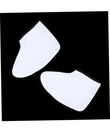 minkissy 1 Pair Wax Foot Spa Paraffin Foot Covers Wax Foot Covers Wax Foot Dip Paraffin Feet Socks Wax Bath Booties Wax Sock Feet Spa Cover Wax Foot Mask Gloves Moisturize Short Boots White - Buy Online on GoSupps.com