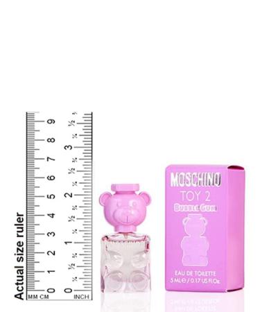 Moschino Toy 2 Bubble Gum for Women - 0.17 oz EDT Spray (Mini) 0.17 Fl Oz (Pack of 1) - Buy Online on GoSupps.com