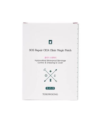 TOSOWOONG SOS Repair CICA Clinic Magic Patch(60 Count)/ hydrocolloid patch/pimple patches for face