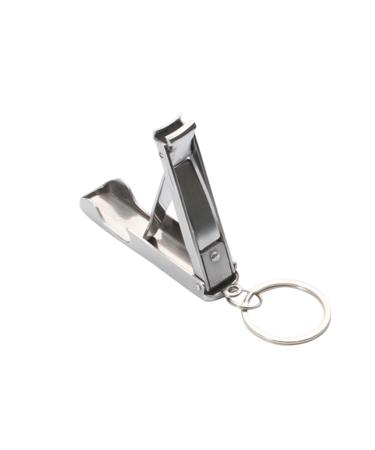 Beaupretty Folding Nail Clipper Stainless Steel Key Chain