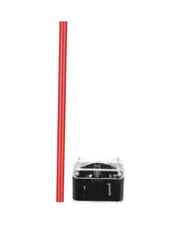 DRESSOOS 1 Set Eyebrow Pencil Eyebrow Pen Positioning Pen Eyebrow Makeup Tools Line Pens Wood Red 1 count (Pack of 1) Red