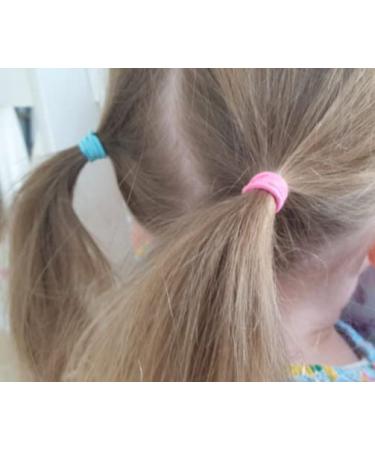 200-Piece Colorful Hair Ties for Girls | Resilient & Soft Baby & Toddler Accessories - Buy Online on GoSupps.com
