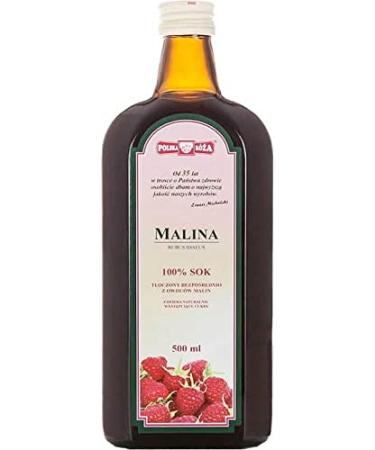 Raspberry juice 100% sugar free 500 ml Polska Roza