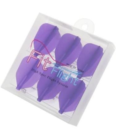 6 Pack Cosmo Darts Fit Flight - Super Shape Purple Dart Flight - Buy Online on GoSupps.com