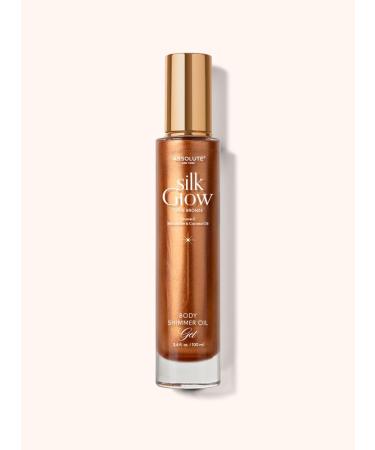 Absolute New York Silk Glow Body Oil 3.4-Fluid Ounce True Bronze