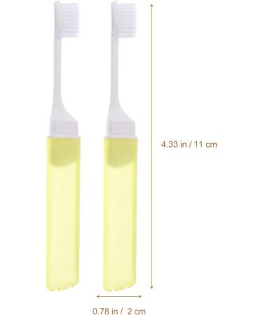 Oatipho 8ST Foldable Soft Bristle Toothbrush - Reusable & Travel-Friendly - Perfect Gift for Kids & Sensitive Teeth - Buy Online on GoSupps.com