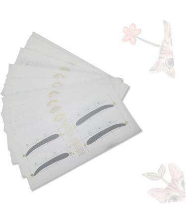 FOMIYES 12pcs 48 Eyebrow Styling Tool Eyebrow Card Eyebrow Stencils Sticker Eyebrow Trimming Eyebrow Pencil - Buy Online on GoSupps.com