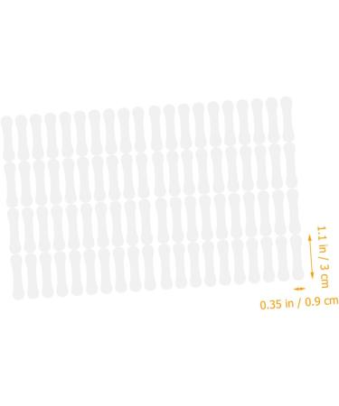 Baluue 80pcs V-type Lift Face Pasters Brow Lift Tape Temporary Bands Face Tape Synthetic Rubber 4.00X0.90X0.10CM Transparent - Buy Online on GoSupps.com