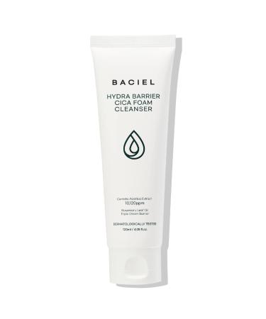 BACIEL - Hydra Barrier Cica Foam Cleanser 120ml | Korean Skin Care | Facial Cleanser | Sensitive Skin | Pore Care | Ceramide | Hyaluronic Acids